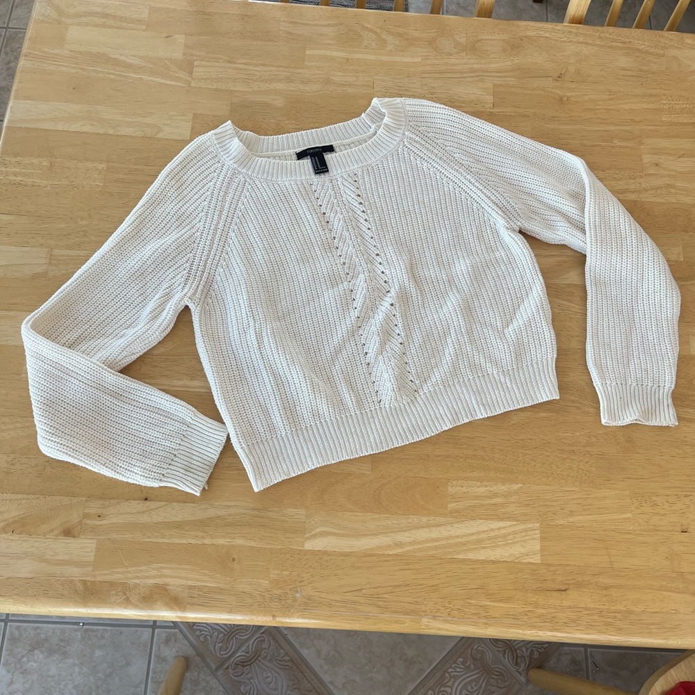 Med cropped knit